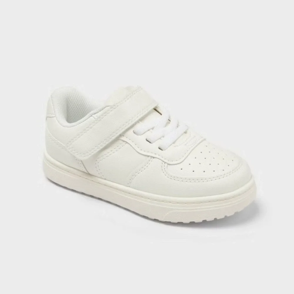Baby Girl Sneakers by Cat & Jack Jaid Court White 5T New With‎ Tags
